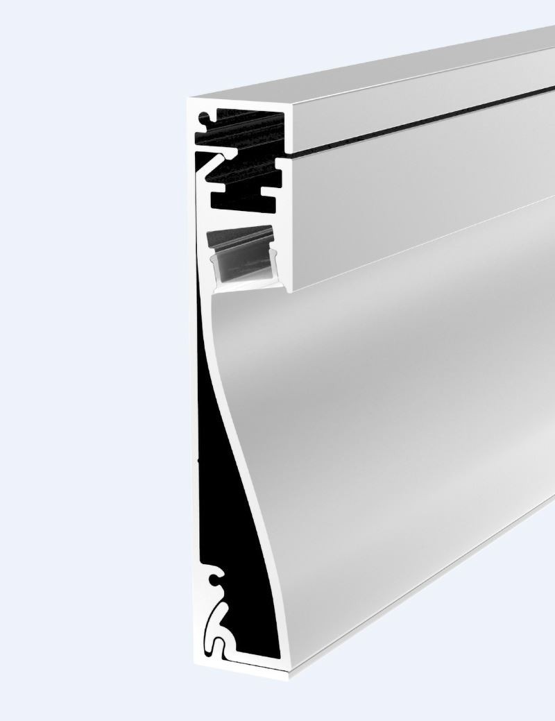 Stainless steel led skirtings