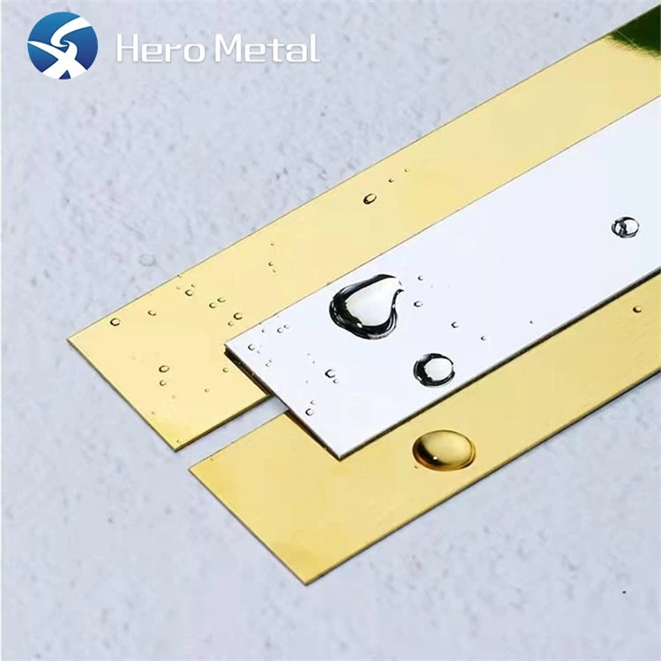 chrome floor stainless steel ceramic tile trim