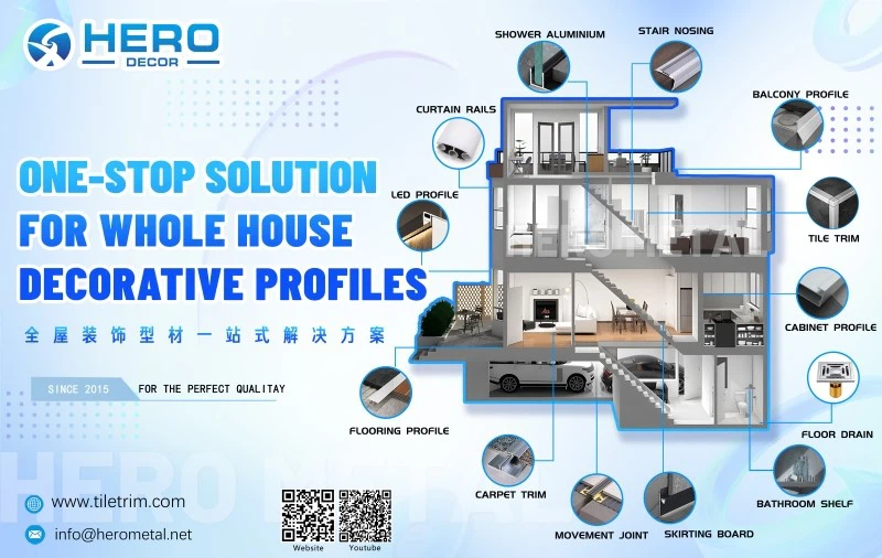 Everything You Need to Know About Tile Trims: Types, Benefits, and How to Choose the Right One