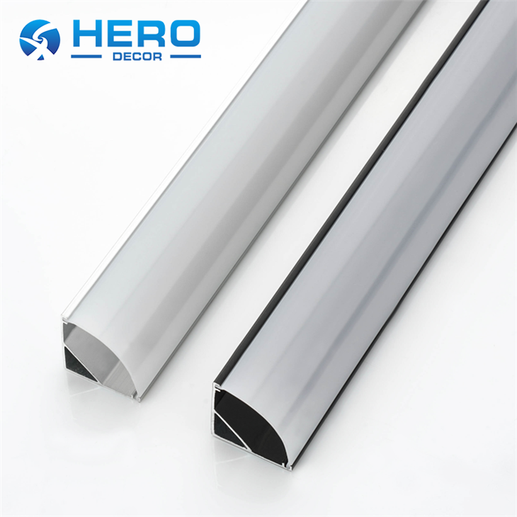 Cross-section of LED Diffuser Channel Corner