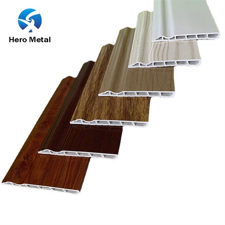 Skirting Board with Wood Grain Color